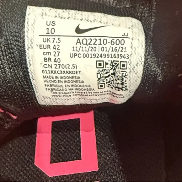 Nike Zoom Pegasus 36 Pink Sneakers - Picture 5 of 5